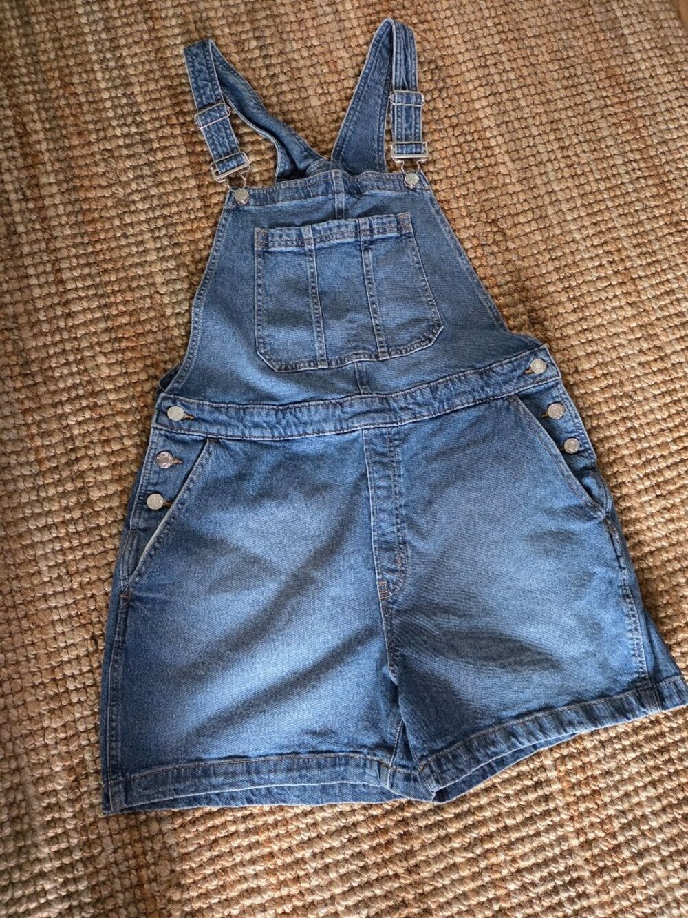 Ladies Denim Overall Shorts